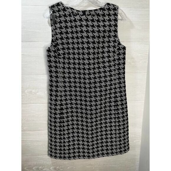 Hallhuber Womens Sleeveless‎ Houndstooth Shift Dress - Picture 3 of 6